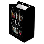 Toen en nu Afstudeerder Photo Collage Afstuderen Medium Cadeauzakje (Achterkant Gekanteld)