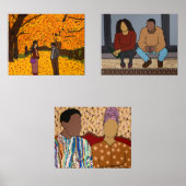 Toen Hakeem met Sade Art Print Set (Voorkant)