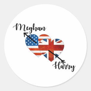 Toen Harry Meghan ontmoette Ronde Sticker