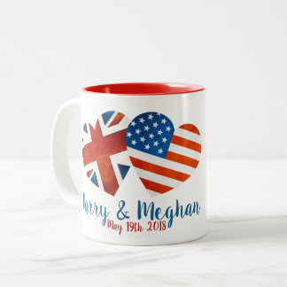 Toen Harry Meghan ontmoette Tweekleurige Koffiemok
