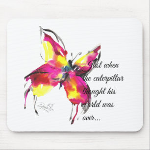 Toen hij dacht dat zijn wereld voorbij was... muismat