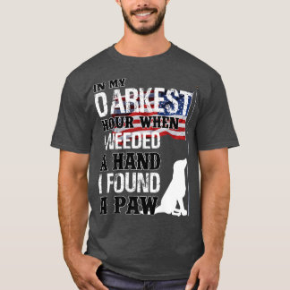 Toen ik een hand nodig had, vond ik een pow-premie t-shirt