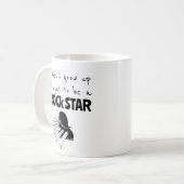 Toen ik op Rock Star Coffee Mok groeide (Voorkant links)