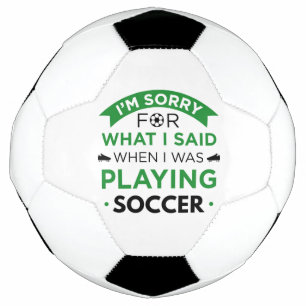 Toen ik voetbal speelde