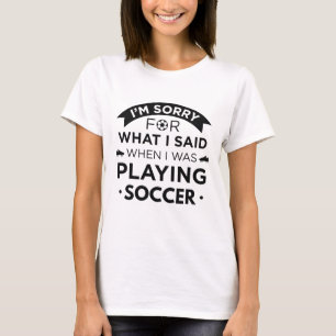 Toen ik voetbal speelde t-shirt