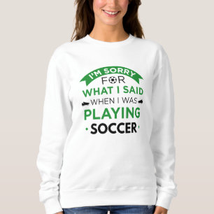 Toen ik voetbal speelde trui