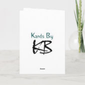 Toen ik ziek werd, was het leuk. kaart (Achterkant)