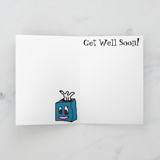 Toen ik ziek werd, was het leuk. kaart (Binnen)