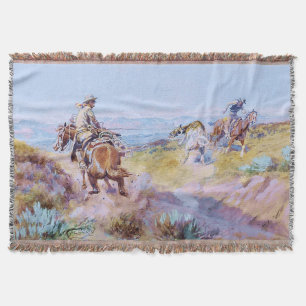 “Toen koeien wild waren” van Charles M Russell Deken