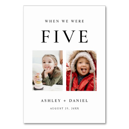 Toen we oud waren kaart (Achterkant)