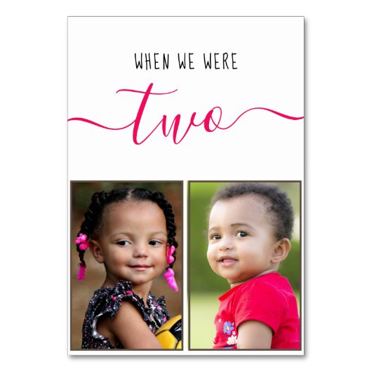 Toen we twee kinderen waren, Foto van het Rode Man Kaart (Voorkant)