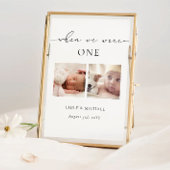 Toen we waren leeftijd trouwtafel nummer teken kaart