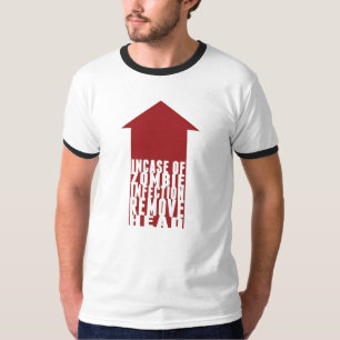 "TOENAME VAN ZOMBIE-INFECTIE" Ringer T-shirt