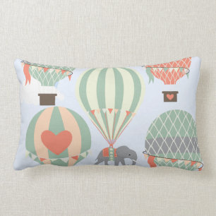 Toenemende luchtballonnetjes met luchtlephant kussen