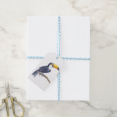 Toerasbare tropische vogel cadeaulabel (Met Touw)