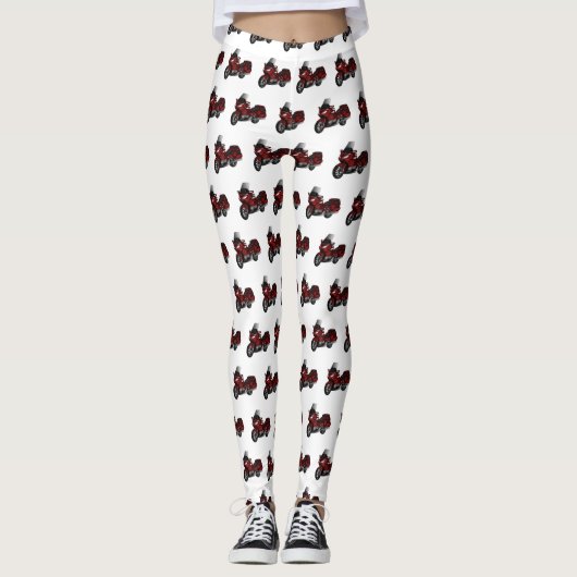 Toerental cartoon leggings (Voorkant)