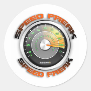 Toerental Freak Odometer Ronde Sticker