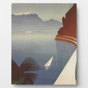 Toerisme van het  meer van Garda Riva Torbole Ital Fotoplaat