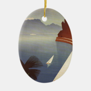 Toerisme van het meer van Garda Riva Torbole Ital Keramisch Ornament
