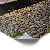 Toeristen bij Machu Picchu Poster (Hoek)