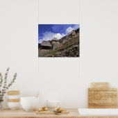 Toeristen bij Machu Picchu Poster (Keuken)