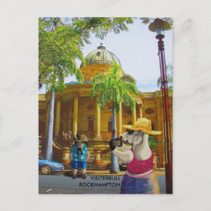 Toeristen in het douane-huis briefkaart