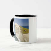 Toeristen op de kliptop bij Tunnelstrand Mok (Voorkant links)