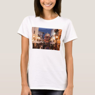 Toeristen op San Cristobal de Las Casas Street T-shirt