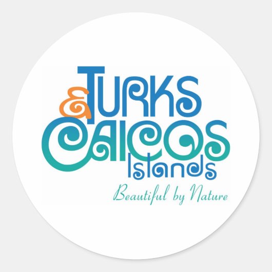 Toeristisch bestuur ronde sticker (Voorkant)