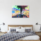 Toeristisch Poster # 1 Canvas Afdruk (Insitu (Slaapkamer))