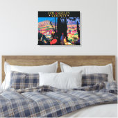 Toeristisch Poster # 2 Canvas Afdruk (Insitu (Slaapkamer))