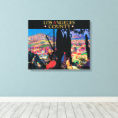 Toeristisch Poster # 2 Canvas Afdruk (Insitu (Houten vloer))