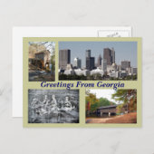 Toeristische sites Georgia Briefkaart (Voorkant / Achterkant)