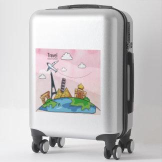 Toeristische tas sticker