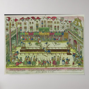 toernooi van Henri II Poster