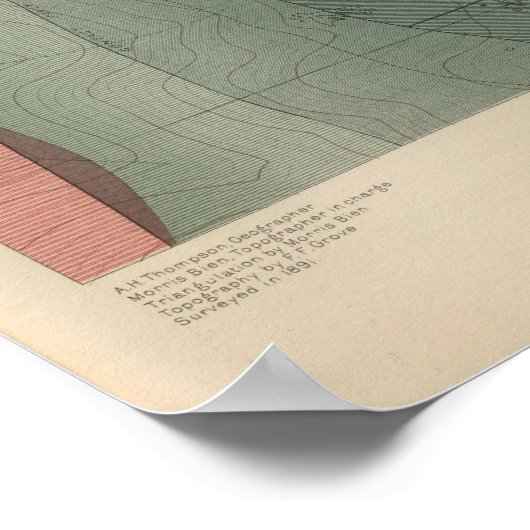 Toertelotte Park Mining District Map Poster (Hoek)