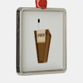 Toespraak Metalen Ornament (Rechts)