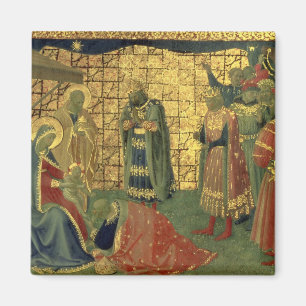 Toespraak van de Magi, detail van een predella rui Magneet