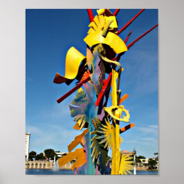 Toespraak van het Vrijwilligersstatuut over een Poster