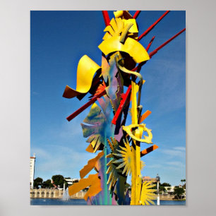 Toespraak van het Vrijwilligersstatuut over een Poster