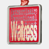 Toespraak van Waitress Metalen Ornament (Links)
