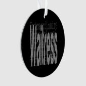 Toespraak van Waitress Ornament (voorkant)