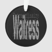 Toespraak van Waitress Ornament (voorkant)