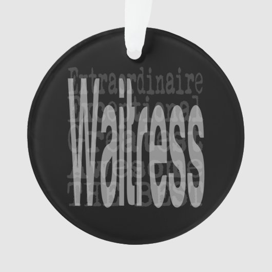 Toespraak van Waitress Ornament (voorkant)