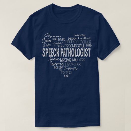 Toespraaktaalpatholoog T-shirt (Design voorkant)