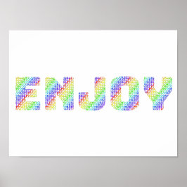 Toestaan om te spelen: Sta jezelf toe om Rainbo te Poster