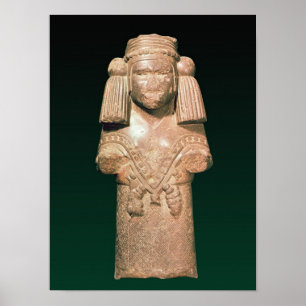 Toestand van het Coatlicue, oude aarde en moeder Poster