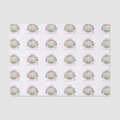 Toestekenningspapier van Adiela Akoo Tissuepapier (Voorkant)