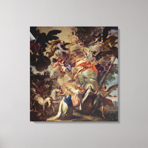 Toestel van Sint-Jozef tot St. Theresa Canvas Afdruk