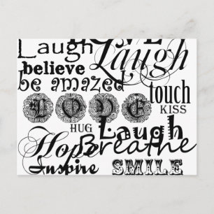  toestel voor levensadvies en cadeaus briefkaart